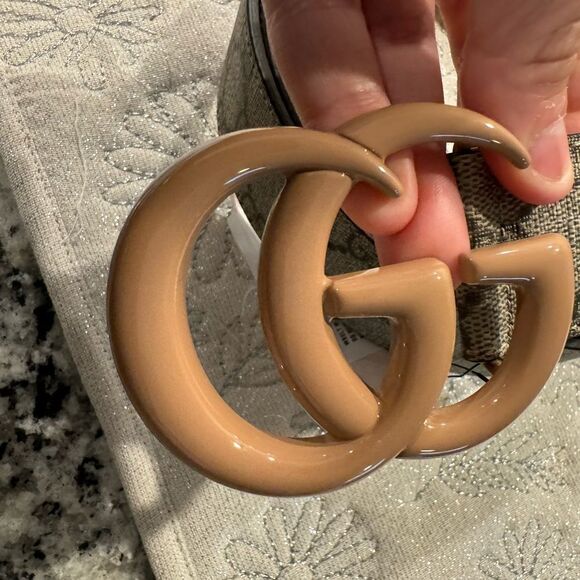 Gg Marmont Wide Belt Gg Canvas - Picture 8 of 8